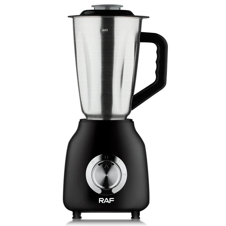 Blender Profesional RAF 3 în 1 – 350W, 1.5L, Design Inox, 5 Setari de Putere