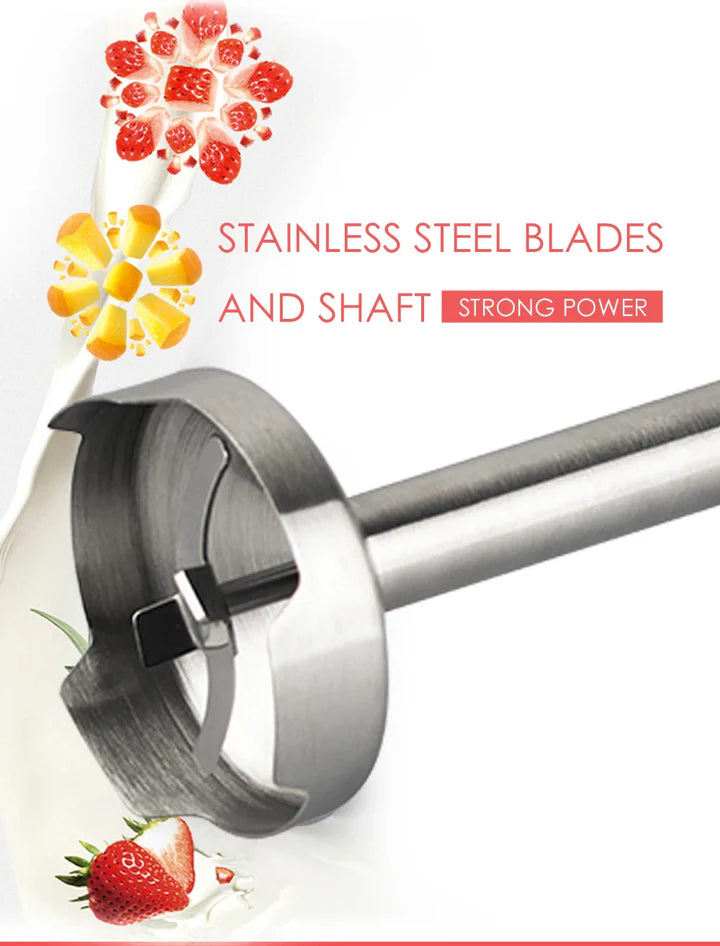 Blender de Mana Multifunctional 4 în 1 R.269 – 600W, 600 ml, Rosu/Negru