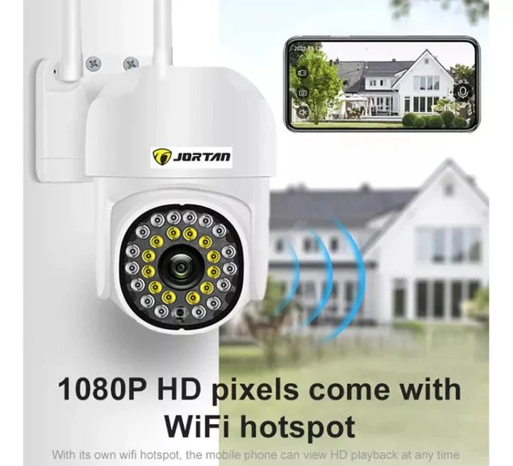 Camera Inteligenta WiFi JT-8161QJ + Card 64GB - Viziune Nocturna 30M, 1080P, Alerta Miscare cu LED-uri Active