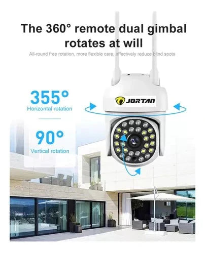 Camera Inteligenta WiFi JT-8161QJ + Card 32GB - Viziune Nocturna 30M, 1080P, Alerta Miscare cu LED-uri Active