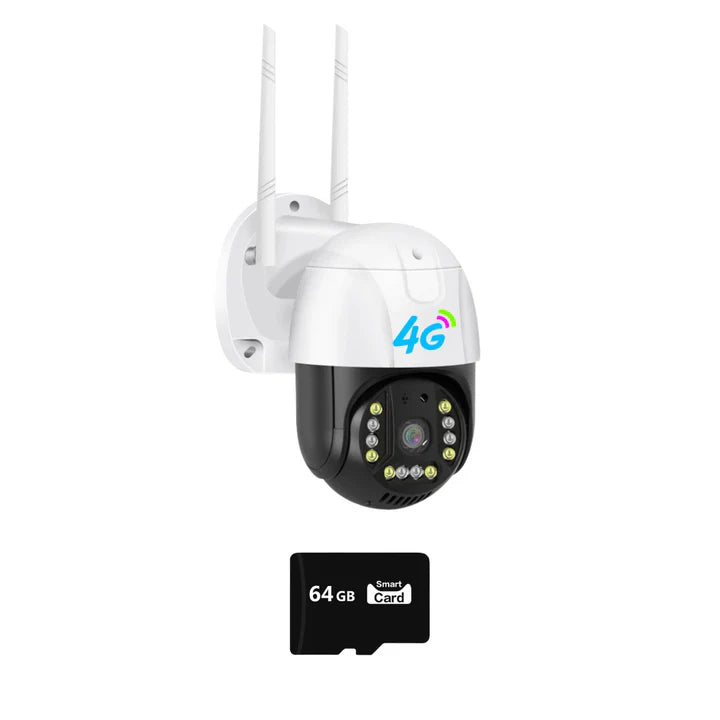 Camera Smart 4G/LAN Dasgut - V380 Pro - 3.0MP, Panoramare 355° + Card 64GB inclus