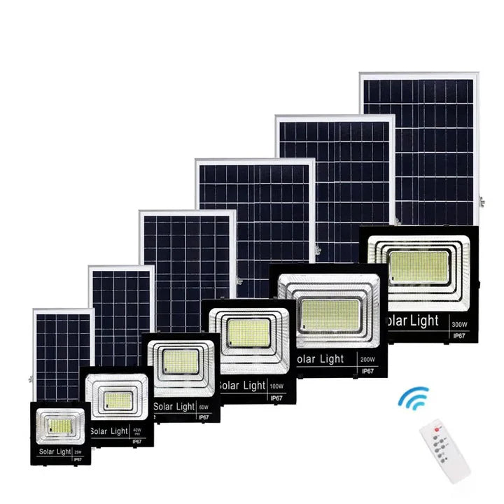 Proiector Solar 600W/500W/400W/300W/200W/100W/50W - Lampa Incarcare Solara si Panou Solar