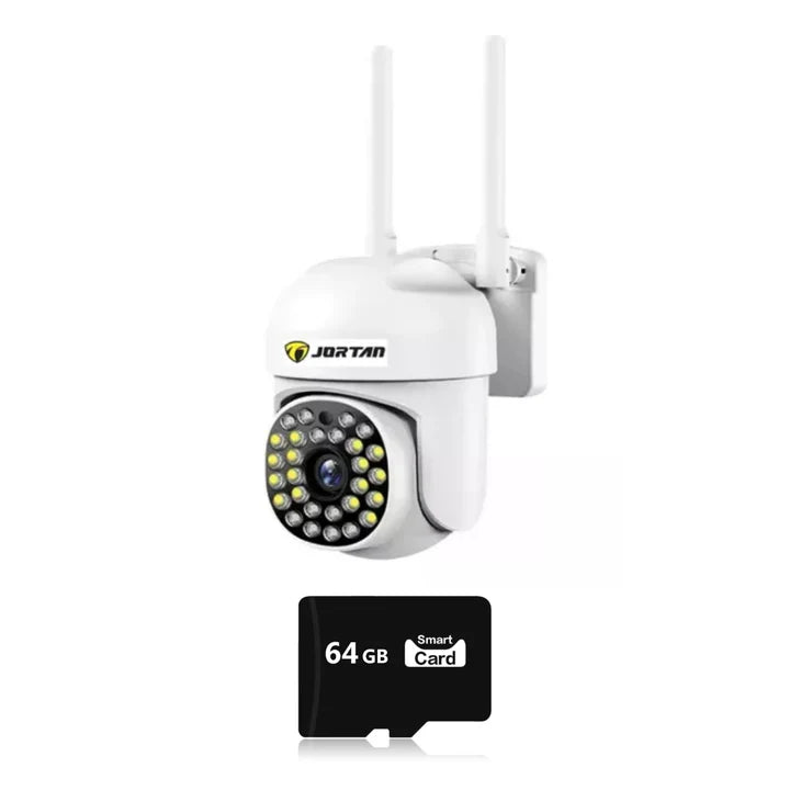 Camera Inteligenta WiFi JT-8161QJ + Card 64GB - Viziune Nocturna 30M, 1080P, Alerta Miscare cu LED-uri Active