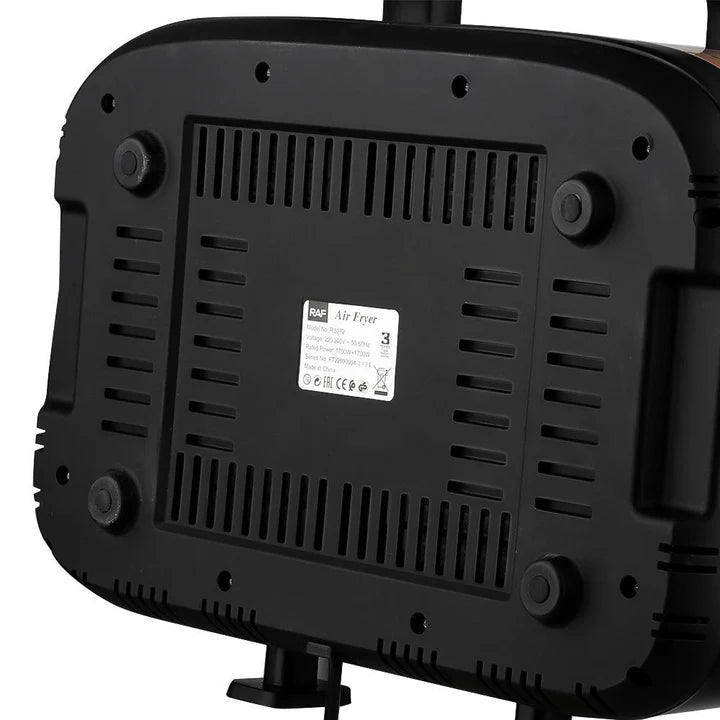 Friteuza Digitala cu Aer cald, 1500W, 2 Cosuri de 5 Litri, 8 Programe, Temperatura Reglabila 80-200°C