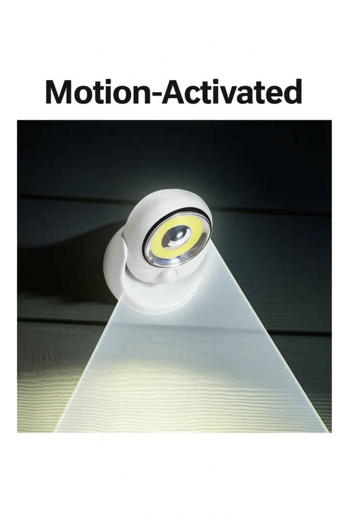 SET 4X Lampi LED Wireless cu Senzor de Miscare, Rotativa 360°, Alb, 120×80×144 mm