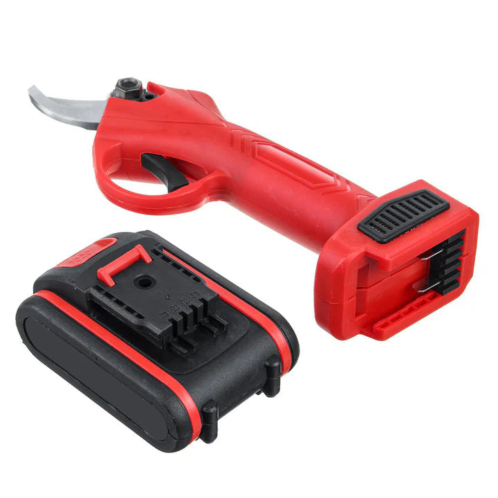 Foarfeca Electrica pentru Gradina, cu 2 Acumulatori 48V, Accesorii si Valiza de Transport incluse