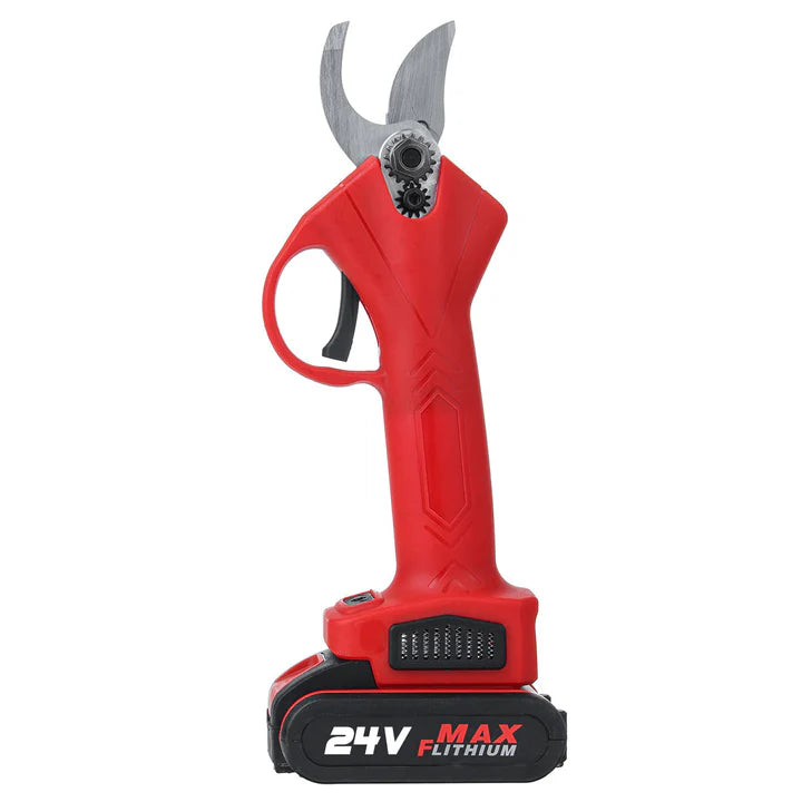 Foarfeca Electrica pentru Gradina, cu 2 Acumulatori 48V, Accesorii si Valiza de Transport incluse