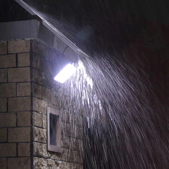 Set 3 Proiectoare Solare Jortan - 100W cu 3 Panouri, Telecomanda inclusa