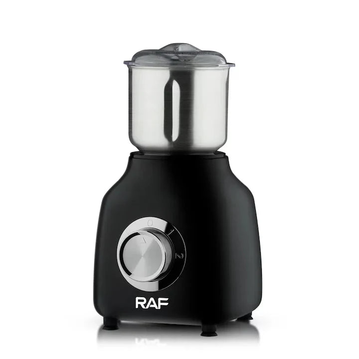 Blender Profesional RAF 3 în 1 – 350W, 1.5L, Design Inox, 5 Setari de Putere