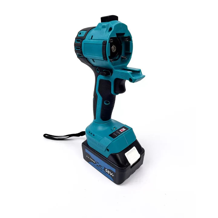 Trusa Completa 5in1 - Scule Electrice, cu Acumulator 48V, Bormasina, Cheie impact, Minidrujba, Fierastrau sabie